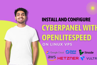 install, configure, and fix cyberpanel with openlitespeed on linux vps