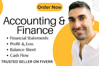 prepare financial statements, profit and loss, balance sheet and cash flows