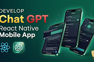 develop react native mobile app with ai gpt integration