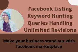 list products on the facebook marketplace for you
