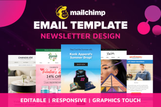 design best mailchimp email template and newsletter for you