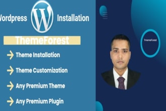 do themeforest installation customization and demo import wordpress website