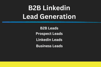 b2b lead generation with linkedin sales navigator
