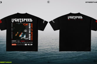 design modern edgy urban premium streetwear in 24 hours