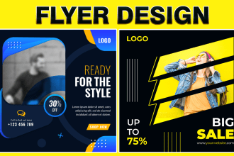 creat a design business, sports, party, event flyer