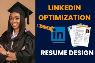 update, optimize linkedin profile, resume, bio, summary