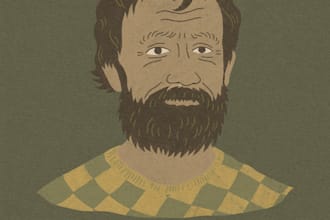 draw unique minimalistic modern colored portraits from photos