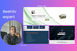 be your beehiiv expert, beehive newsletter design, beehiiv setup and management