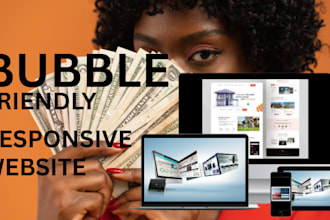 bubble bookshop landing page,  websites