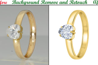 do high quality jewelry photo retouching image retouching