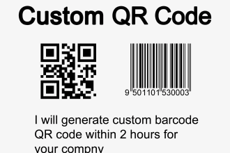 generate custom bar codes and qr codes for your company