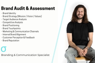 run in depth brand audit, and consult your business