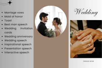 design your wedding cards and write your wedding vows