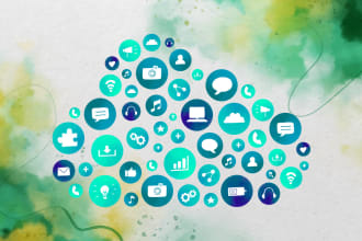 design solid, flat icon for your e commerce, social media, web application