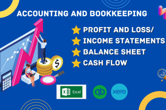 do profit and loss, balance sheet, bookkeeping in excel qbo