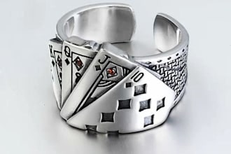do 3d jewellery designing and rendering picture
