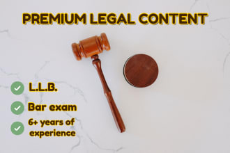 write a unique, SEO optimized article for your legal blog