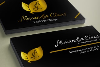 create unique business cards and stationery