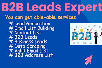 provide b2b leads generation for any industry