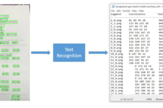 implement applications of text extraction from images using segmentation and ocr