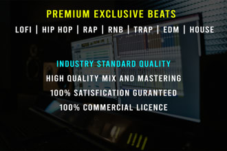 create unique custom beats for your lofi hip hop trap tracks