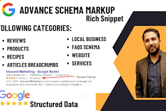 setup schema markup SEO, structured data, rich snippet and local business schema