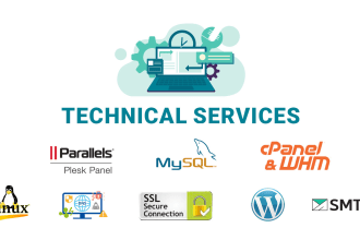 install cpanel whm ,plesk ,linux server issues, mysql, mariadb, SMTP, migration