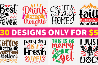 create creative svg cut files design and designs bundle for you