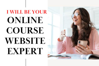 build online course website, course upload on thinkific, teachable, kajabi