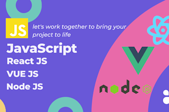 fix bugs and develop frontend responsive design in vue react and node js