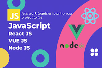 fix bugs and develop frontend responsive design in vue react and node js