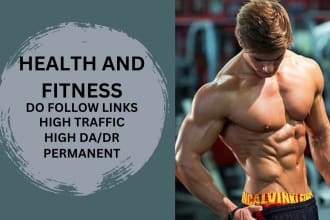 do health and fitness guest post with high authority  blogs