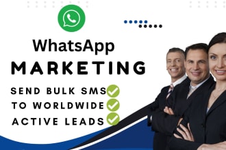 do whatsapp api marketing and organic promotion to worldwide