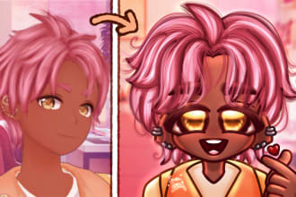 draw a pfp of your oc, vtube or pngtube avatar