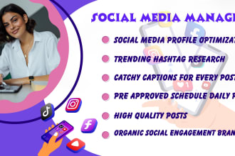 be a social media marketing manager