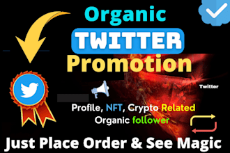 do twitter marketing, promotion for organic growth