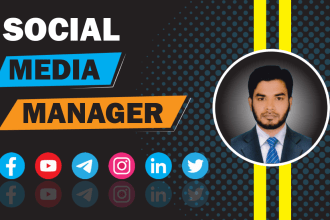 be your social media marketing manager
