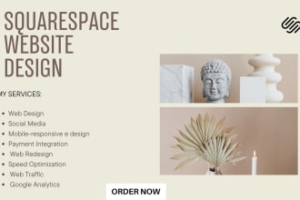 squarespace website design, squarespace ecommerce store and squarespace redesign