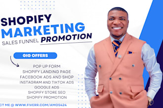 be your shopify expert, shopify marketing sales funnel, shopify promotion
