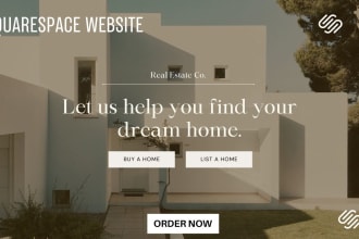 design squarespace website, wix, godaddy wordpress, shopify website online store