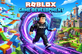 be your roblox game developer and roblox scripter for game development