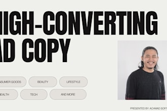 write high converting meta and instagram ad copy