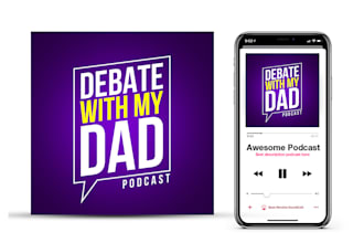 create podcast cover art or podcast cover design or podcast artwork