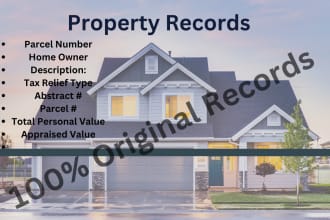 do USA property research and clerk record data entry accurately