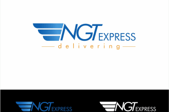 provide a logistics transport and trucking logo design