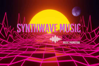 do organic synthwave music promotion via playlist placement