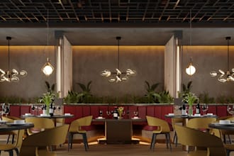 create realistic 3d rendering for your interior design