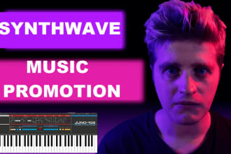 grow synthwave promotion to increase followers