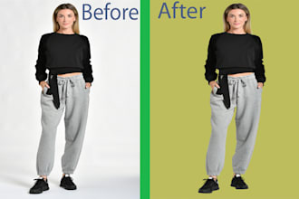 do professionally background remove, hair mask service
