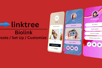 set up linktree bio link landing page for social media